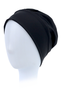 Turban do pływania czarny AQUA3 # black