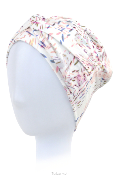 Przylegający turban w delikatne wzory ELA # 109